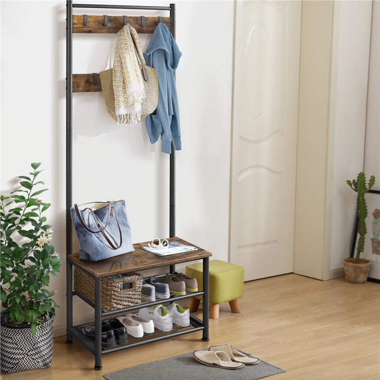 Metal hall tree clearance coat rack